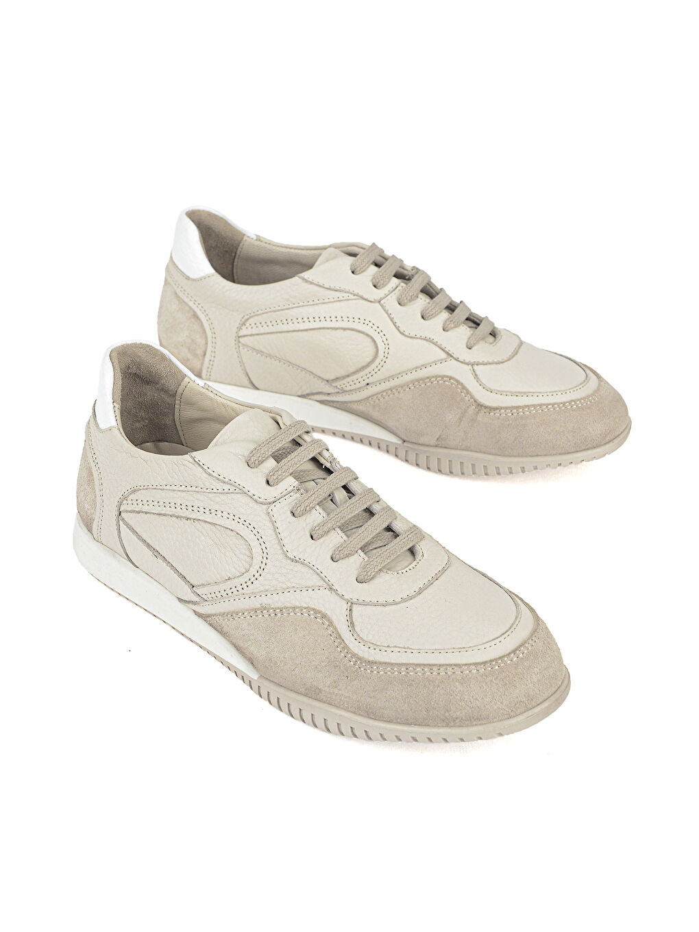 Kadın Hakiki Deri Günlük Sneaker 1611022Z2743 Bej-1