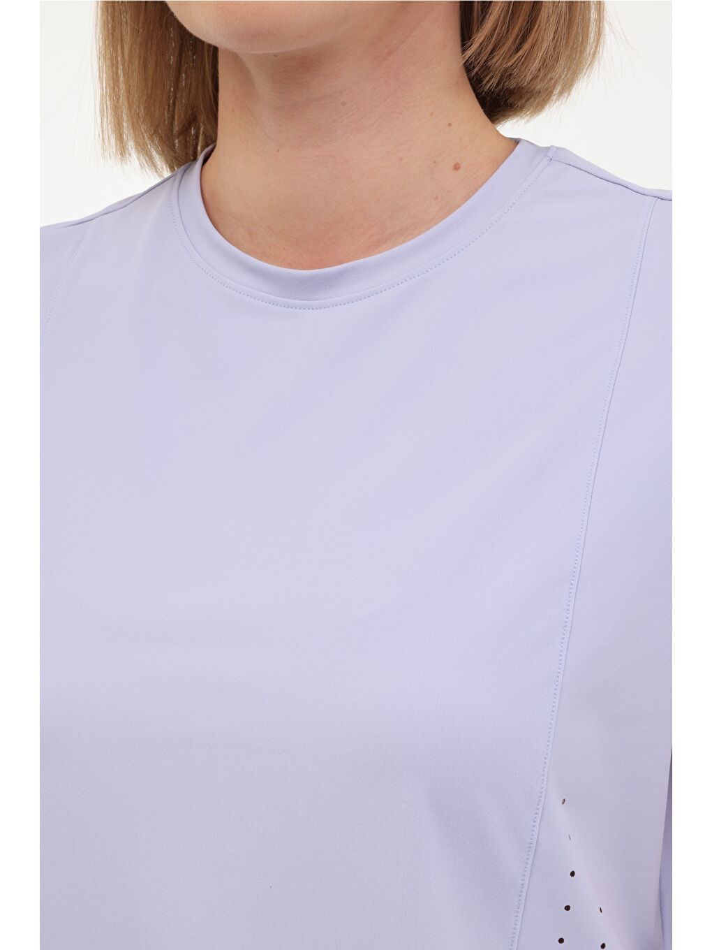 Mor WL WINDY 11BKK92 5FX Lila Kadın Kısa Kol Tişört-3