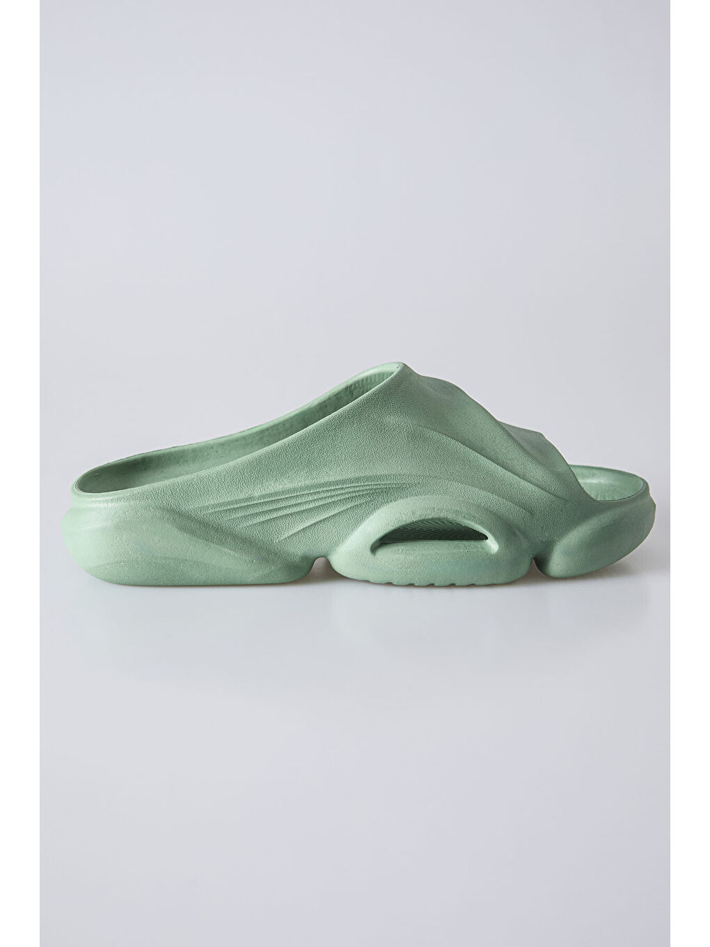 Yeşili Yüksek Tabanlı Bantlı Erkek Terlik -89303