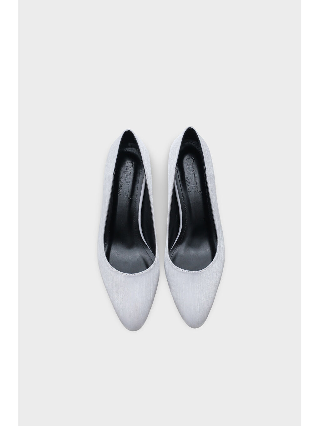 Gri Malinde Saten Kadın Stiletto-5