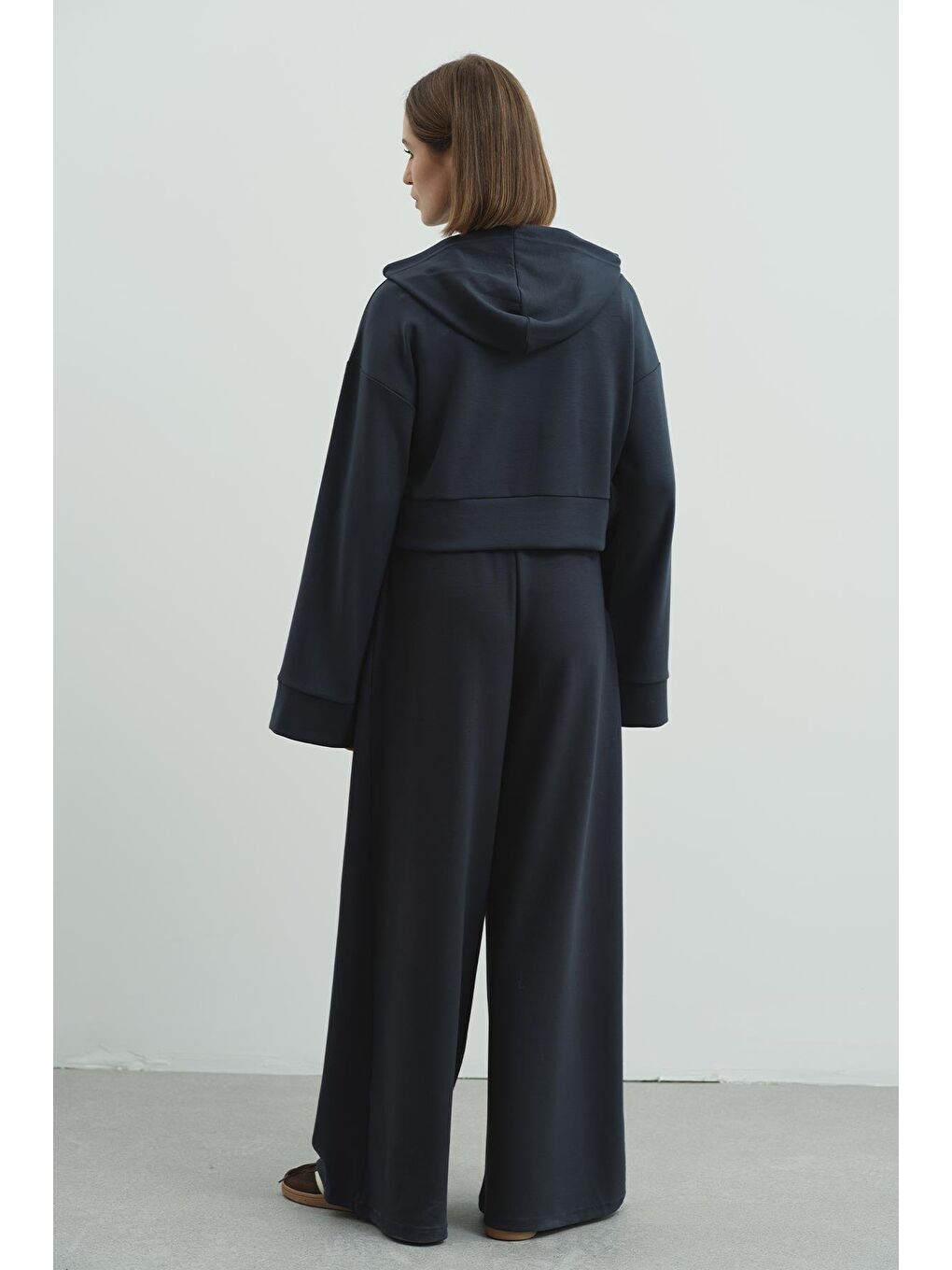 Gri Pure Touch Kapüşonlu Sweat Füme-6