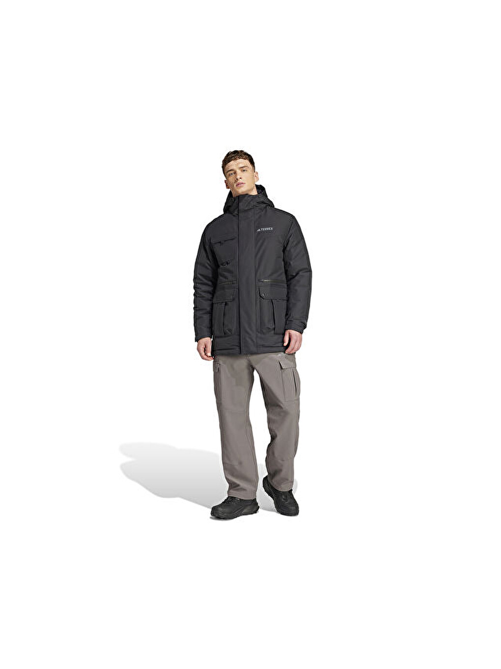 Siyah Terrex Xpl Gd Parka Erkek Outdoor Montu Ix7935 Krem-4