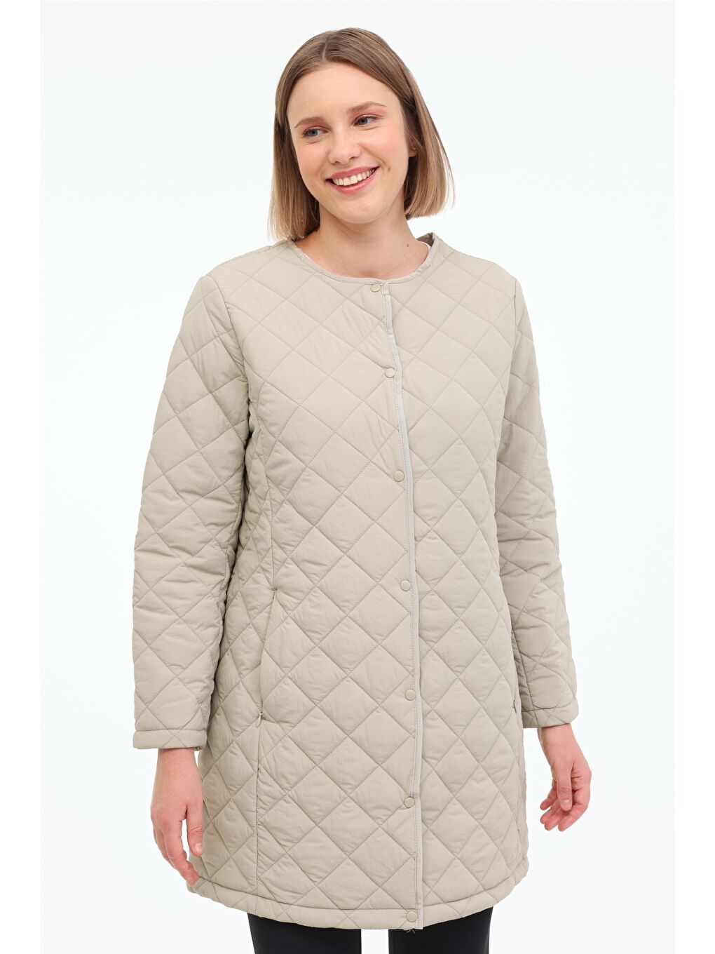 WL SHAD 1KT12 5FX Haki Kadın Mont