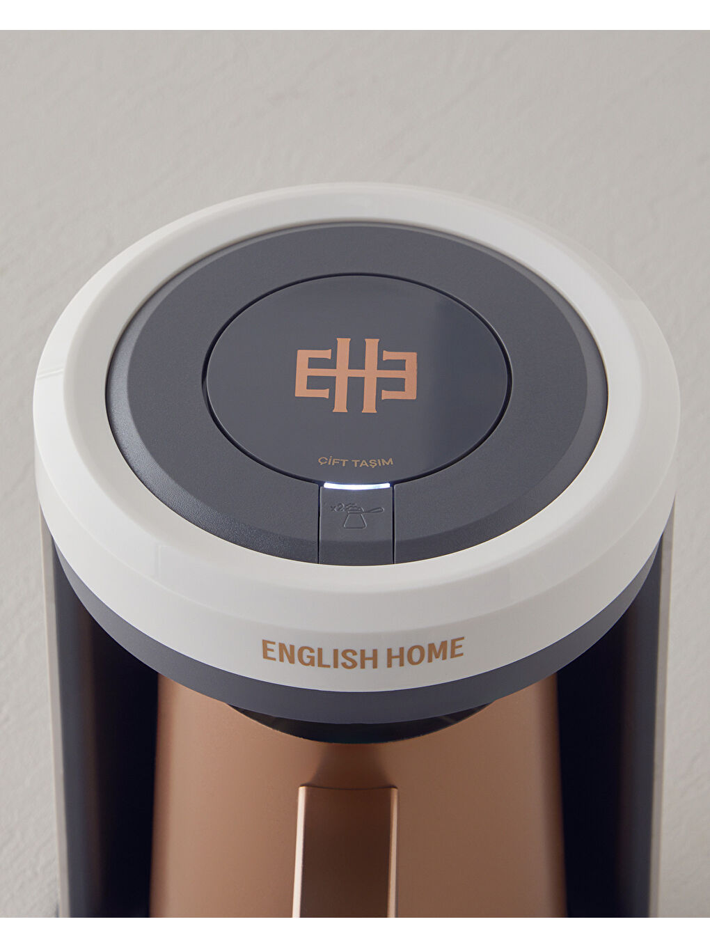 TKM 6001 Çelik Cezve Çift Taşım Türk Kahvesi Makinesi Beyaz-Bakır-4