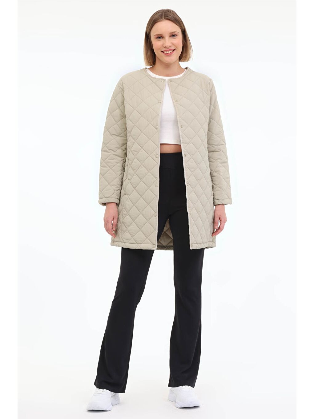 WL SHAD 1KT12 5FX Haki Kadın Mont-2