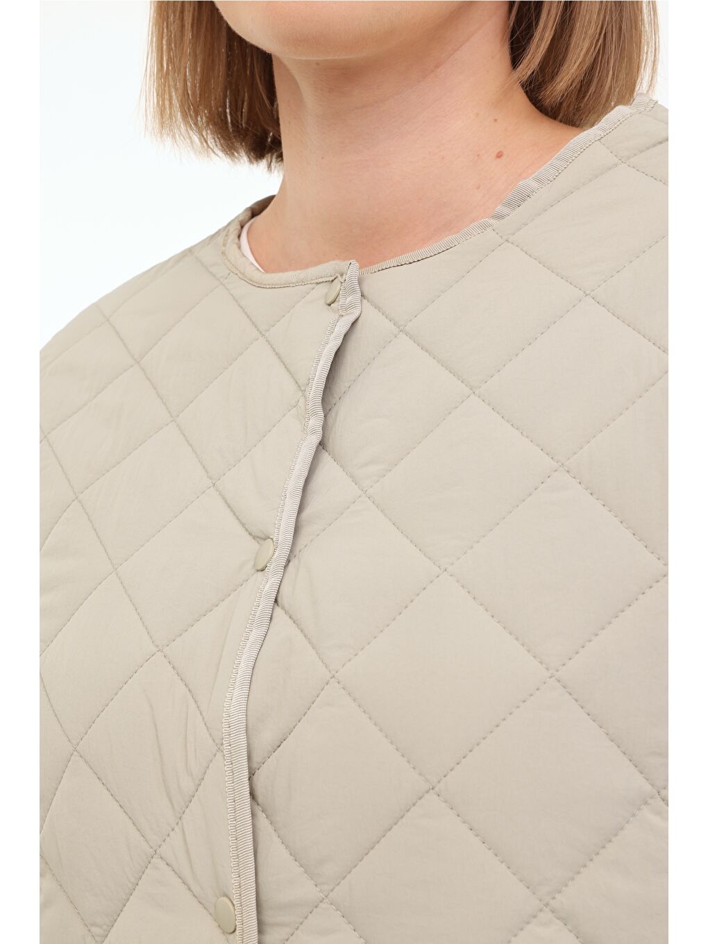 WL SHAD 1KT12 5FX Haki Kadın Mont-3