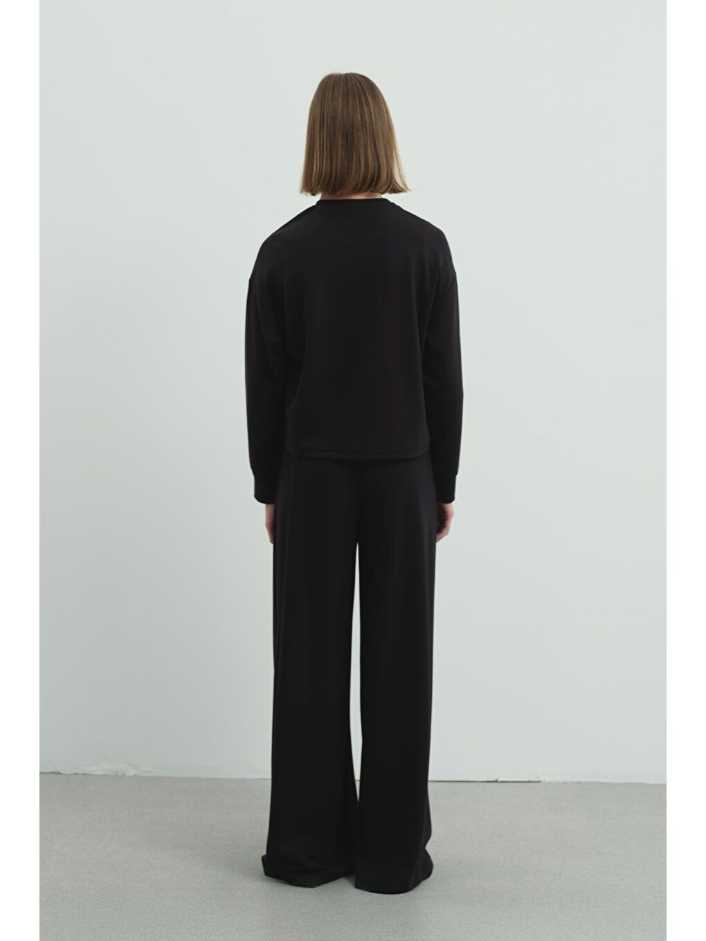 Pure Touch Basic Sweatshirt Siyah-7