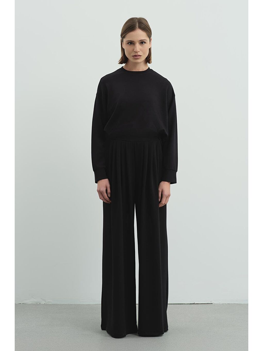 Pure Touch Basic Sweatshirt Siyah-9