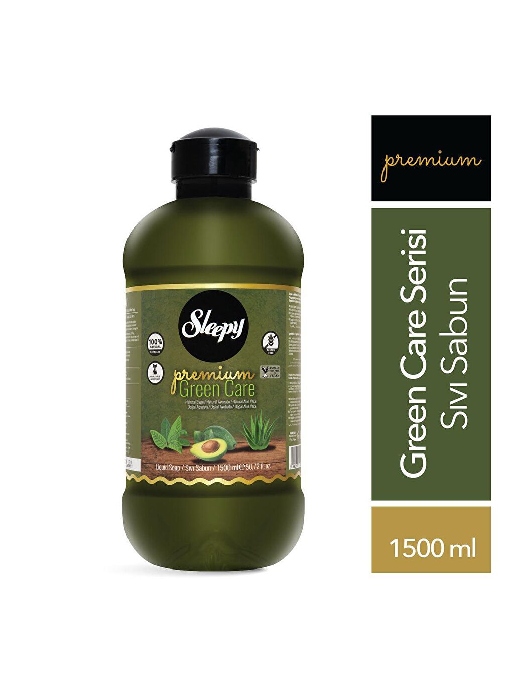 Sleepy Beyaz Premium Green Care Serisi Sıvı Sabun 1500 ml