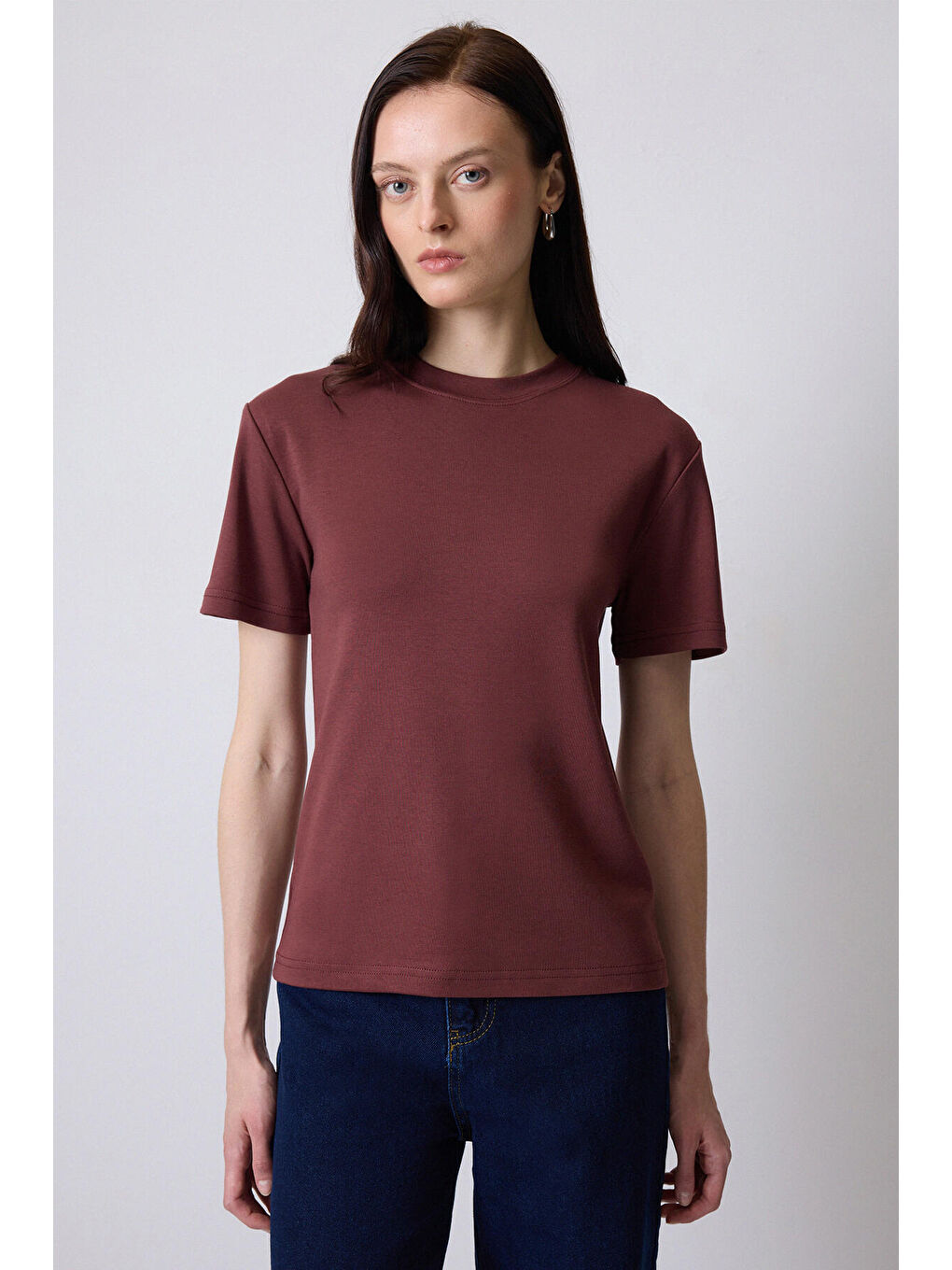 Touché Kahverengi Regular Fit T-Shirt - 1