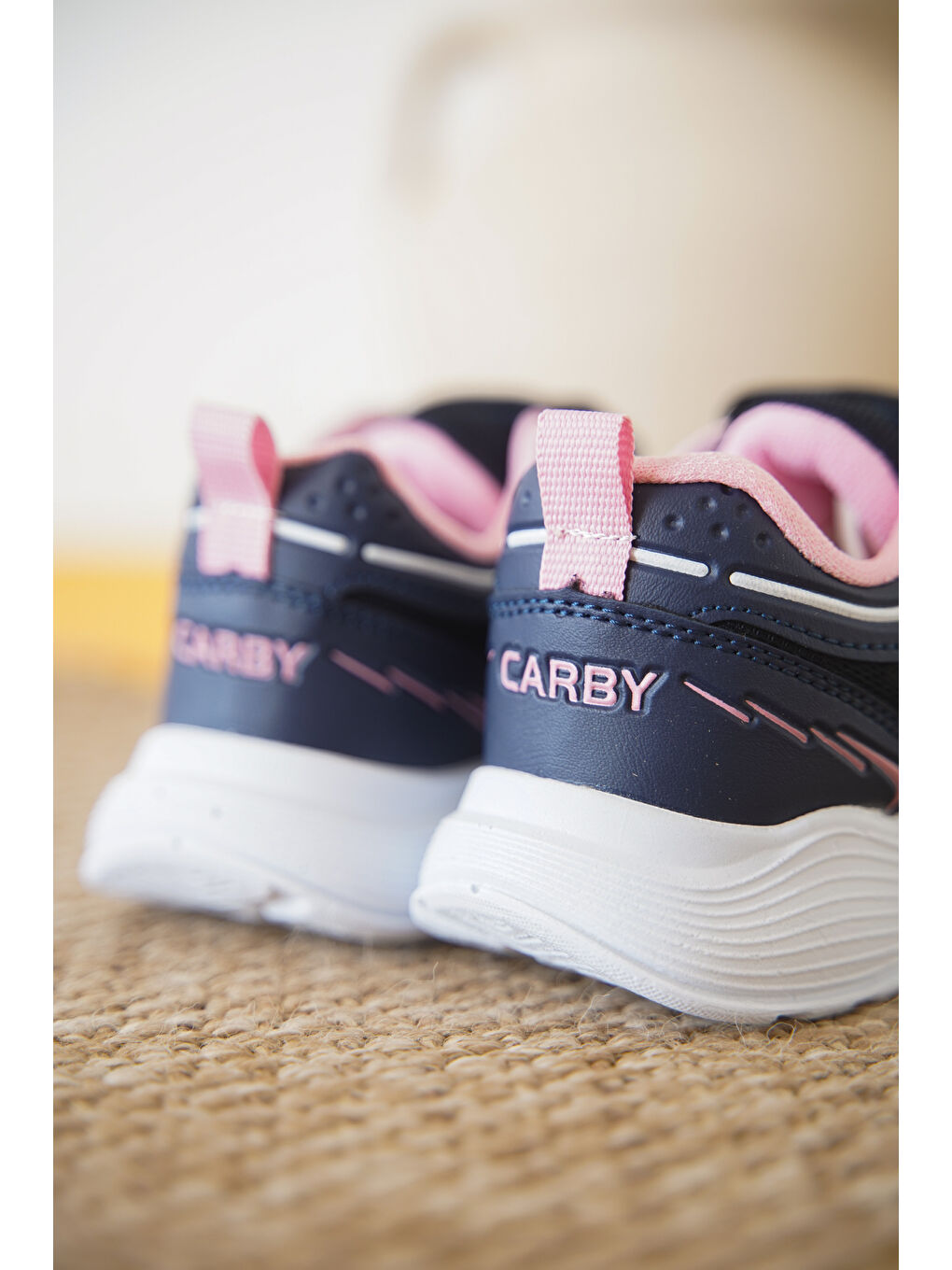 Lacivert D0130 Cırtlı Çocuk Unisex Sneaker Spor Ayakkabı-3