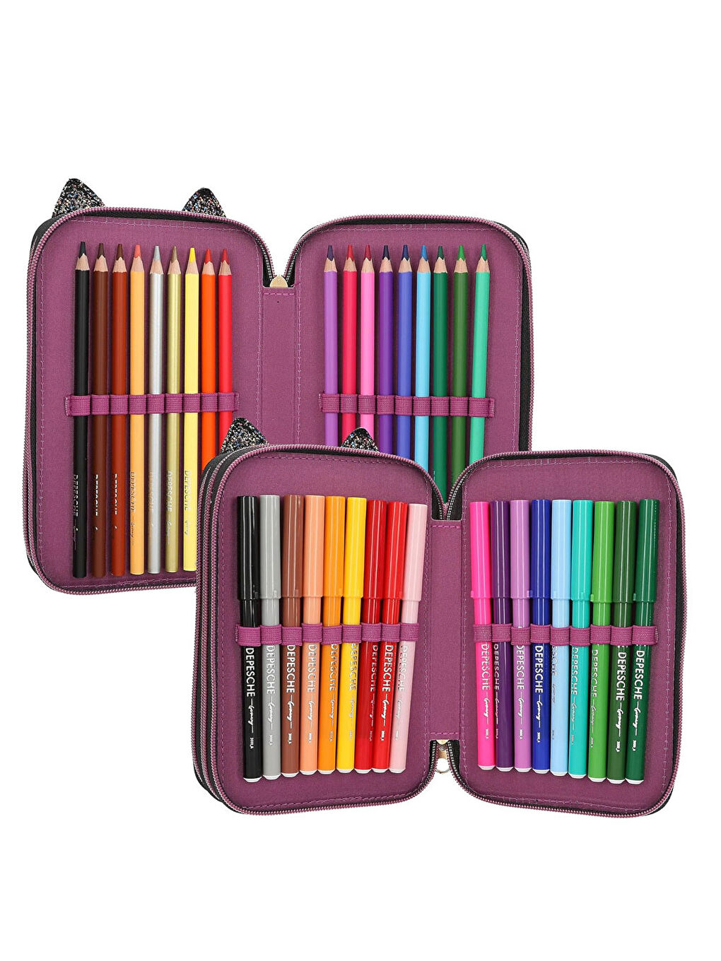 İçi Dolu Kalem Kutusu Leo Rebel Kitty 13020-2