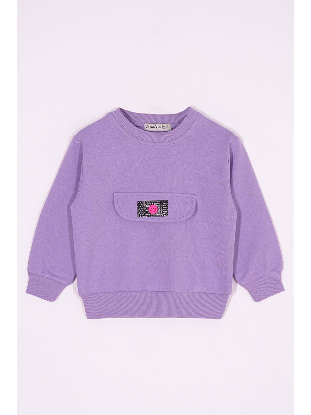 Mor Bisiklet Yaka Cep Kapaklı Eşofman Takım-1