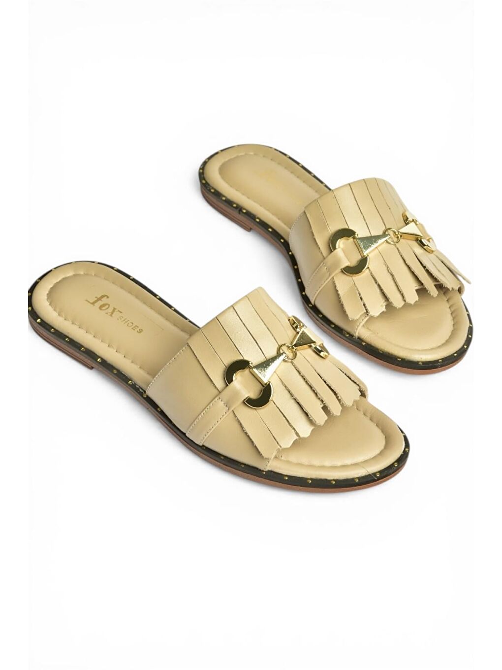 Bej Kadın Terlik Y291873003-1