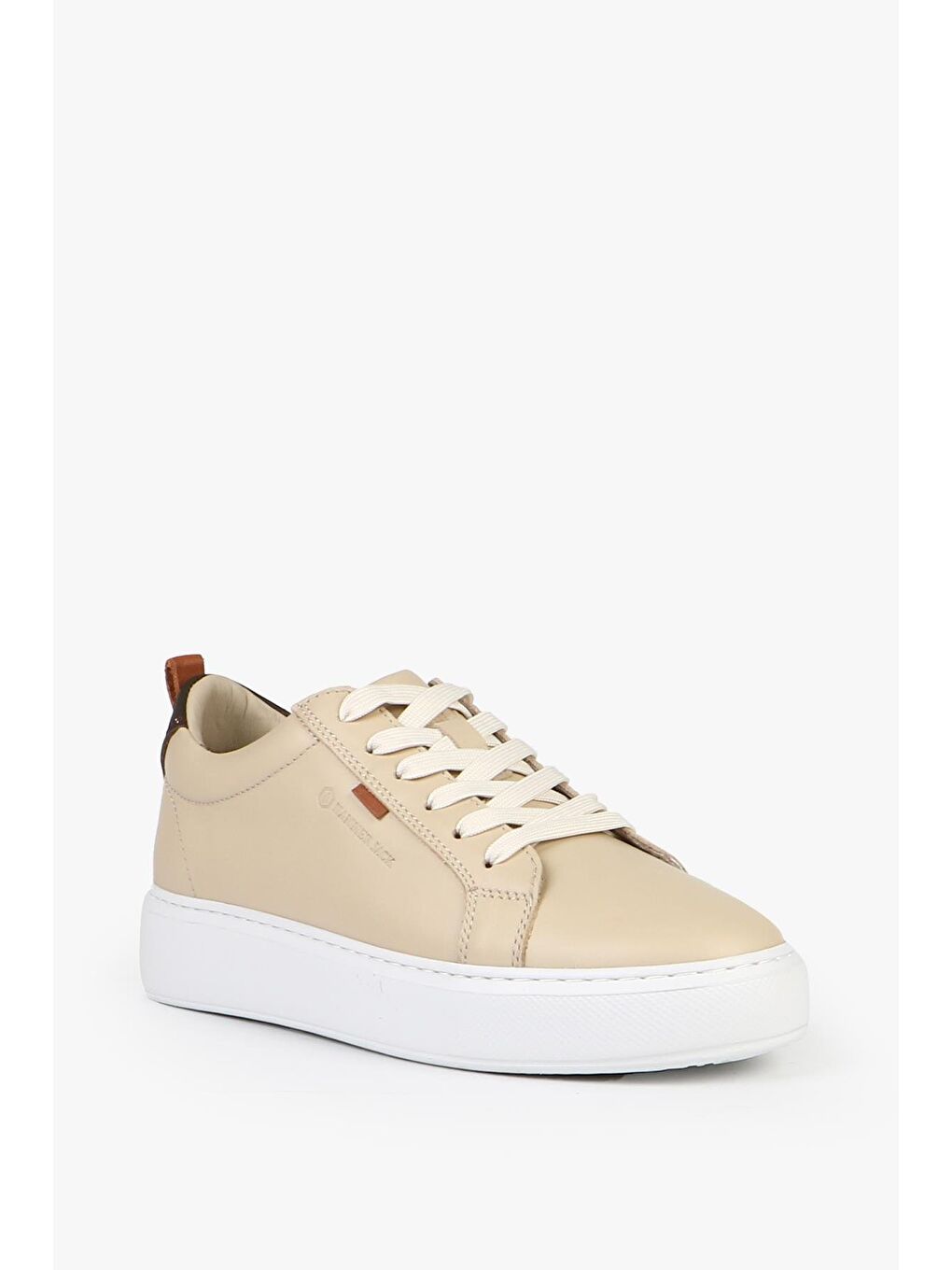 Hakiki Deri Maringa Bej Kadın Ayakkabı-1