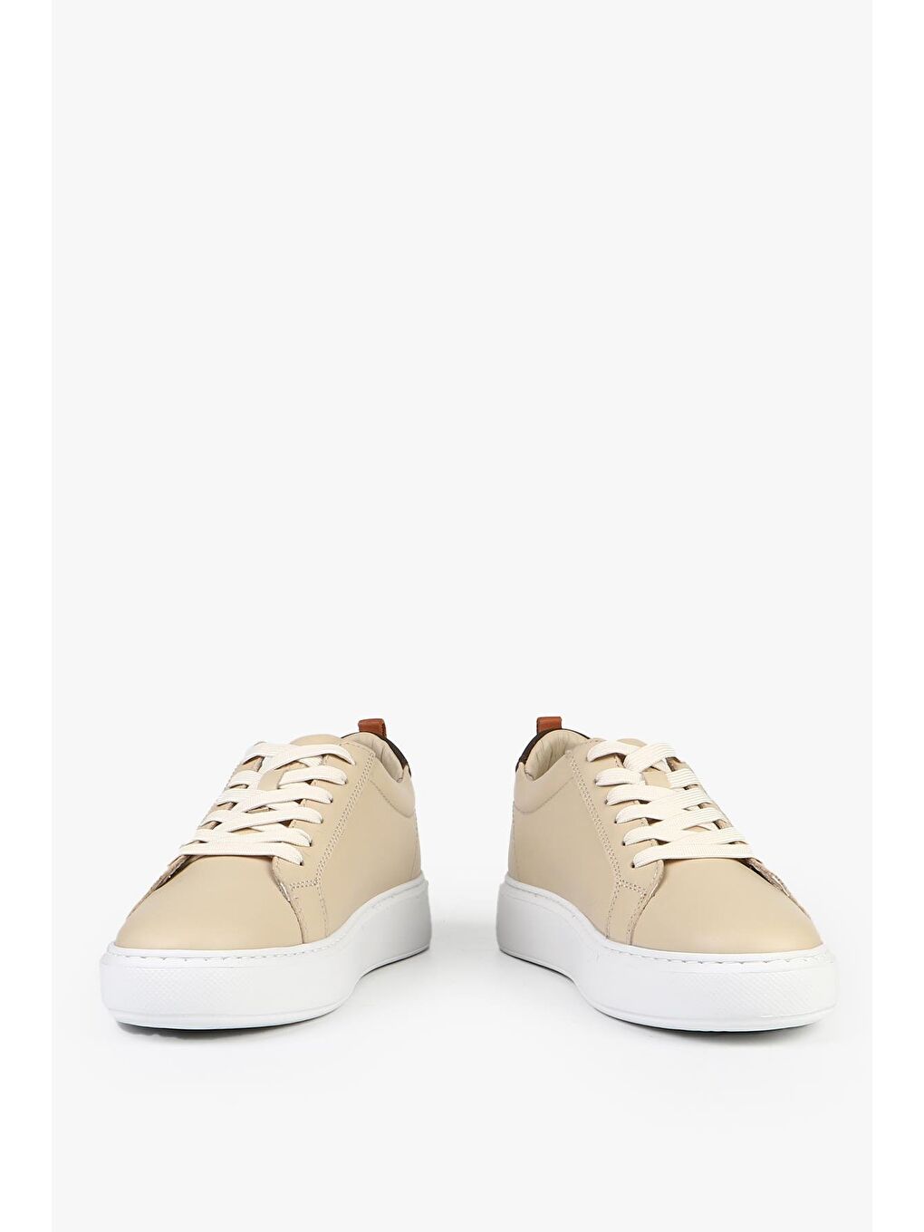 Hakiki Deri Maringa Bej Kadın Ayakkabı-4