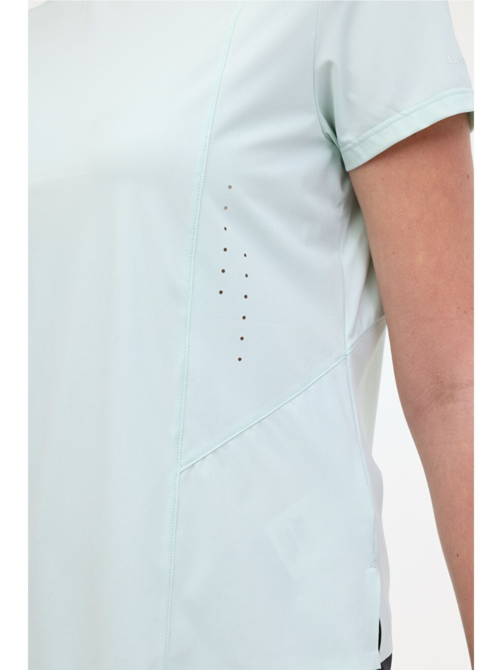 WL WINDY 11BKK92 5FX Su Yeşili Kadın Kısa Kol Tişört-4