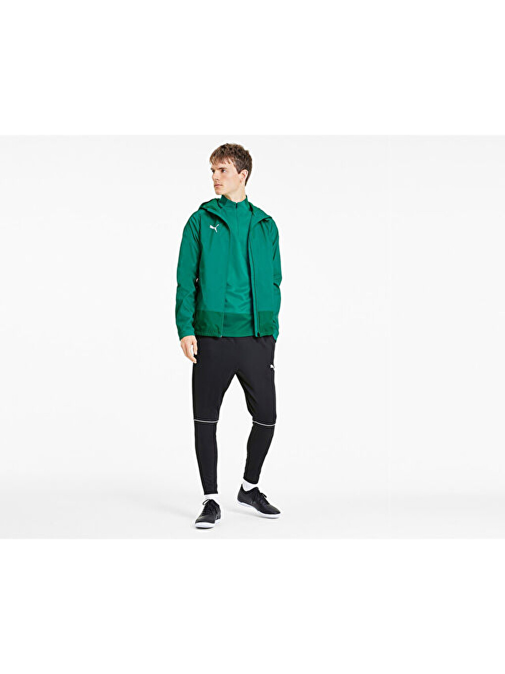 Teamgoal 23 Training Rain Jacket Erkek Futbol Antrenman Yağmurluk 65655905 Yeşil-2