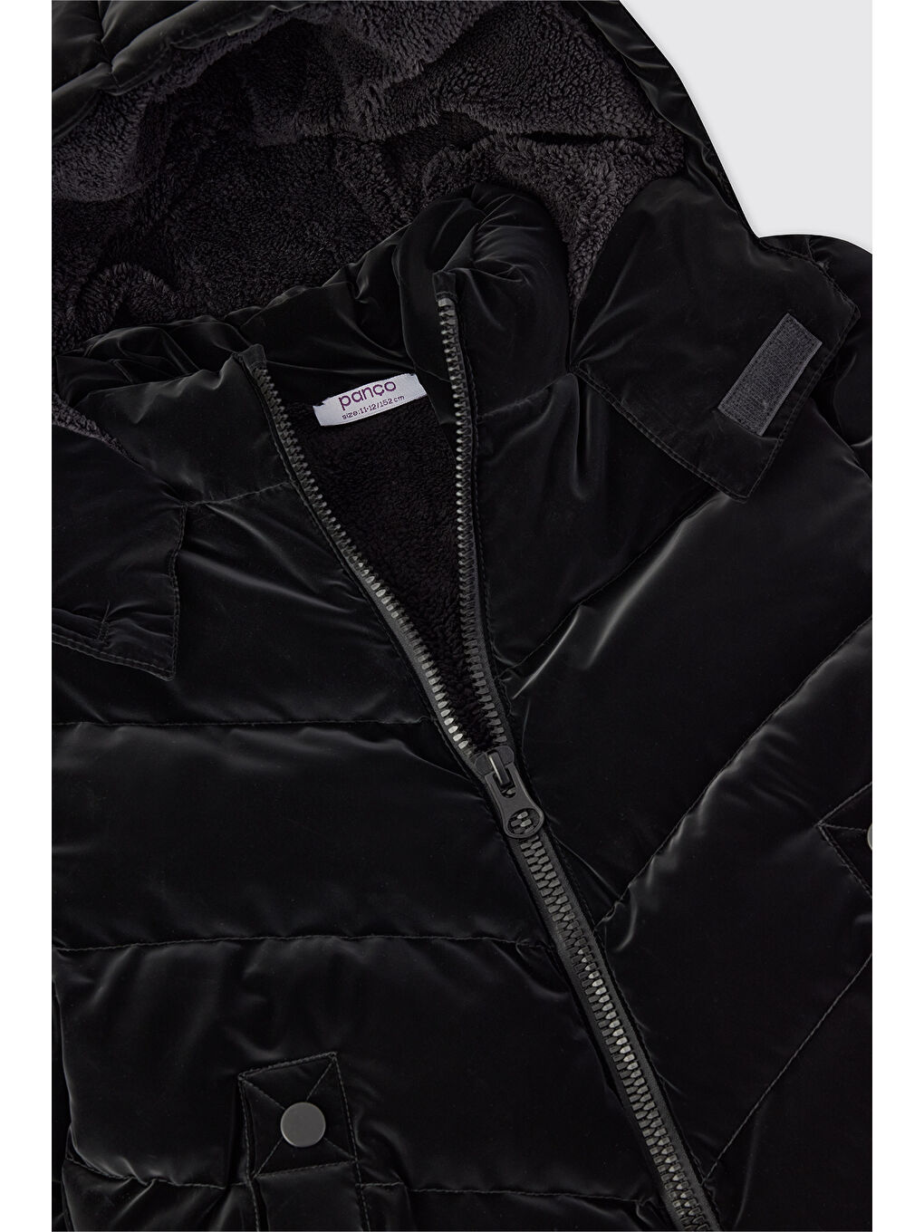 Erkek Çocuk Siyah Mont-2