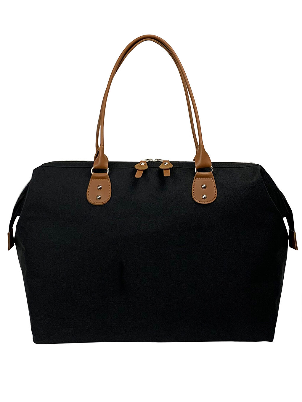 Mommy Bag Anne Bebek Bakım Çantası Siyah-Beyaz-1