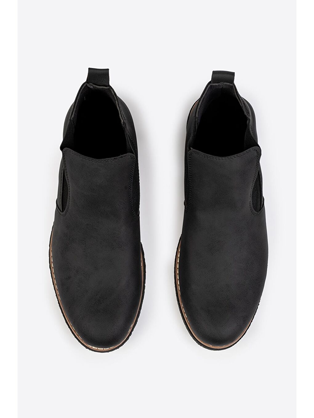 Gri Lastik Detaylı Chelsea Bot-4