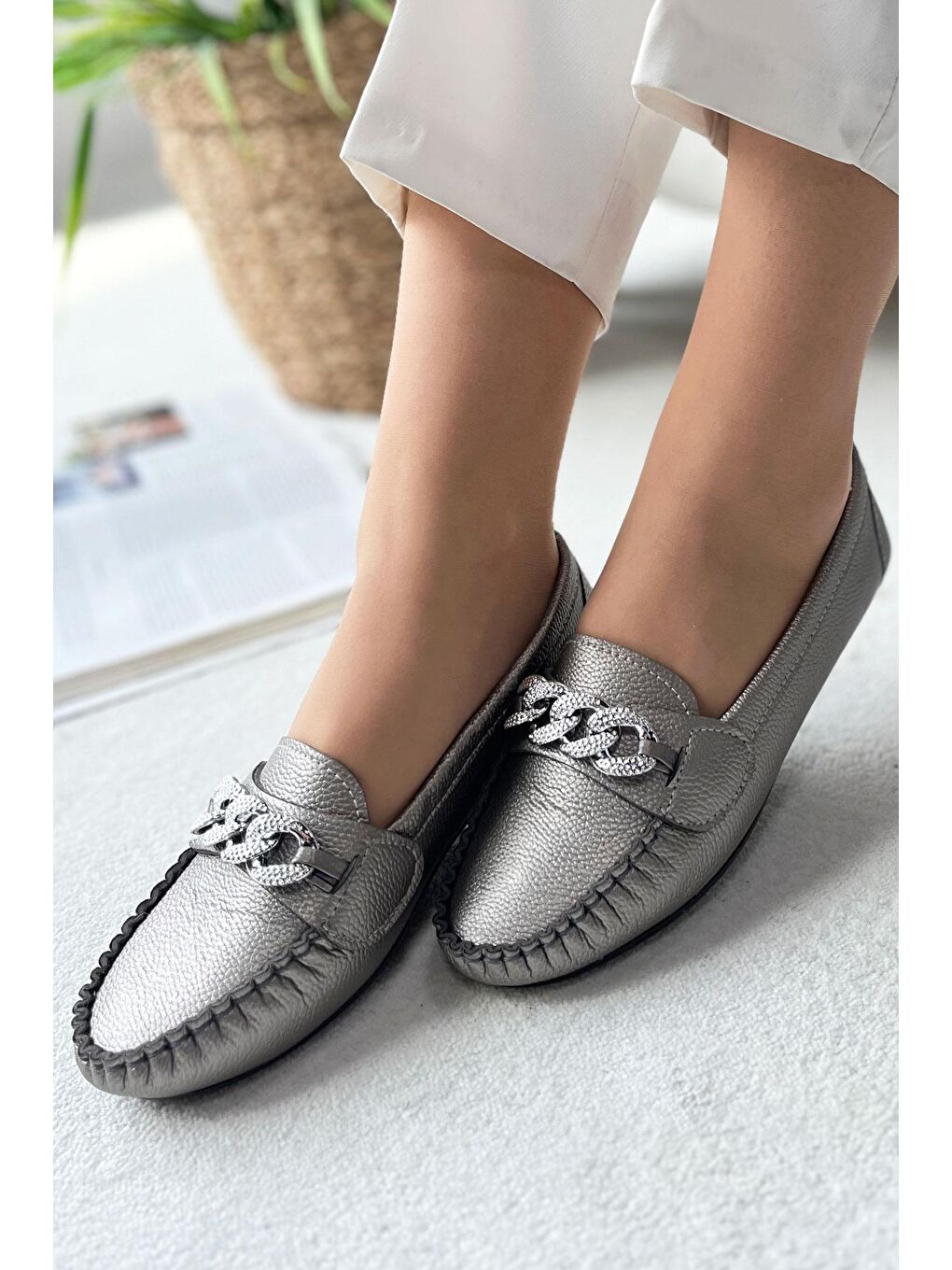 Kadın Gri Babet - 22168-1