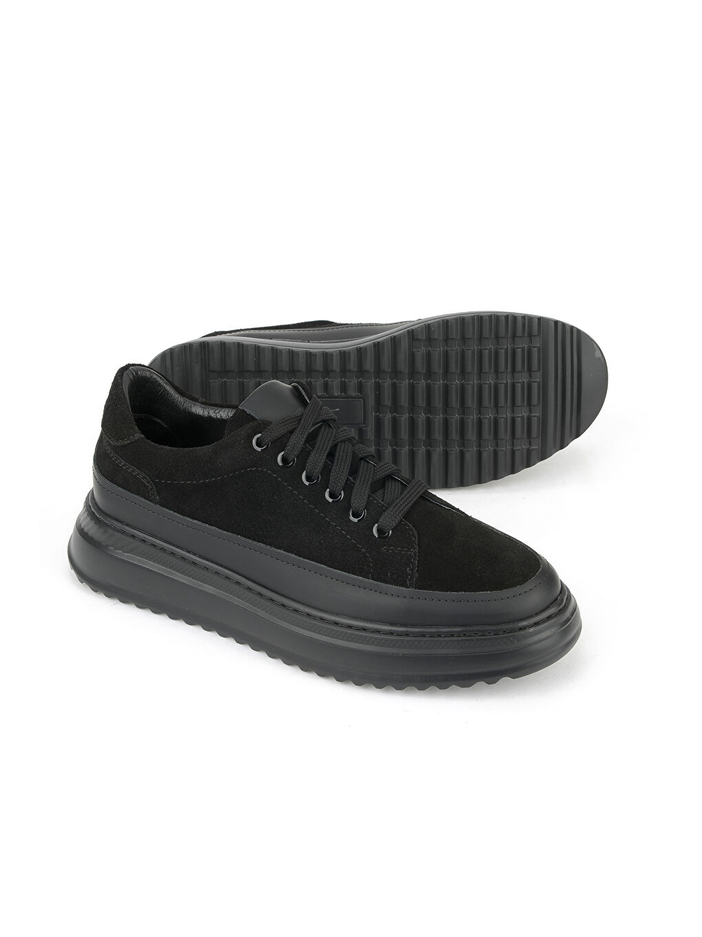 Erkek Hakiki Deri Ayakkabı 153983Z402 Siyah-3