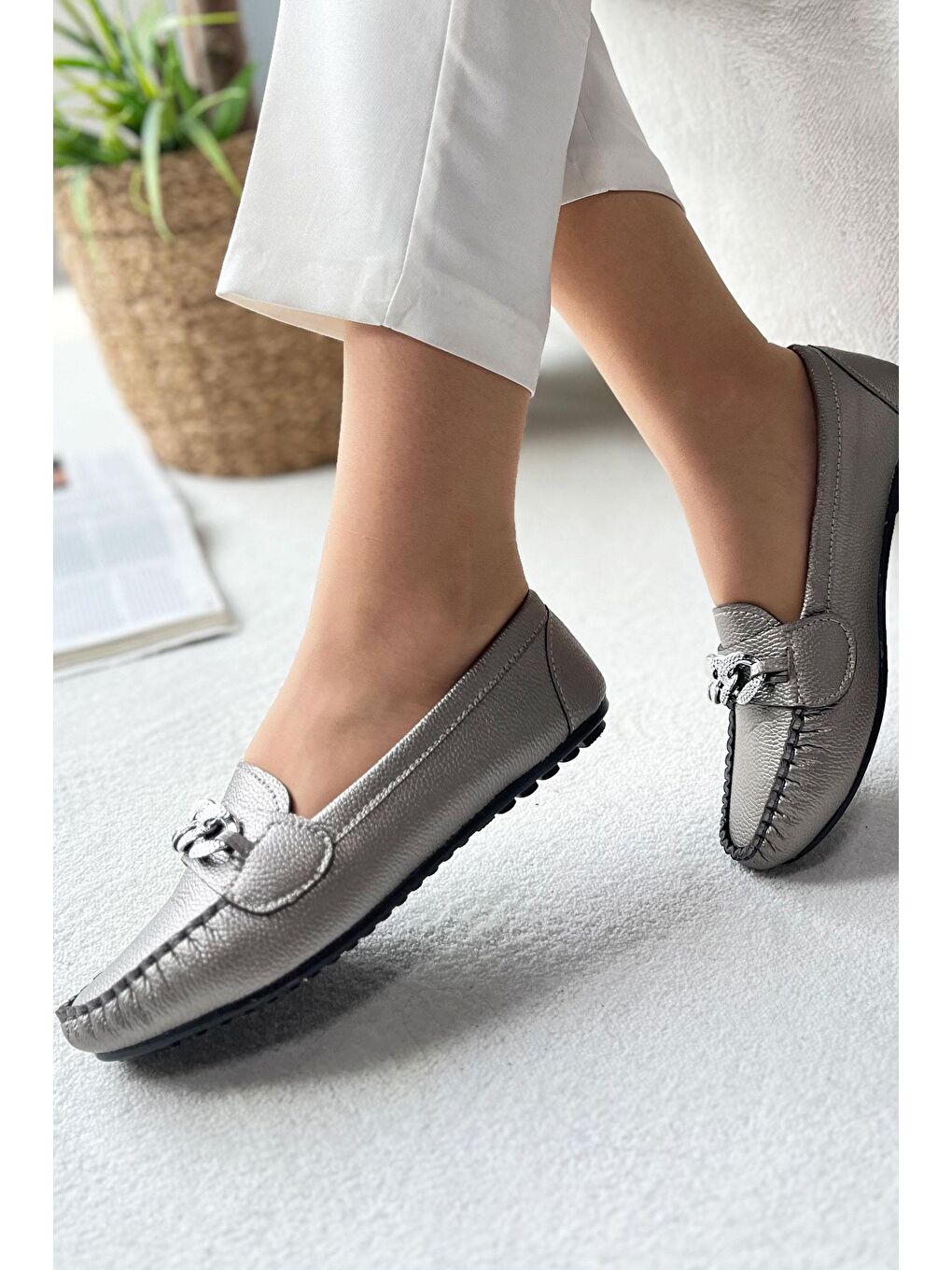 Kadın Gri Babet - 22168-2