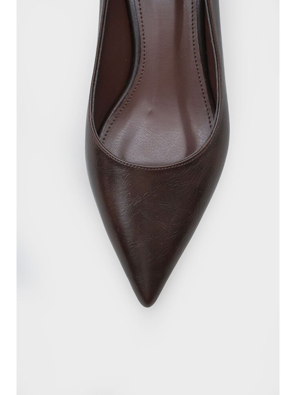 Kahverengi Arlana Orta Topuklu Stiletto-2
