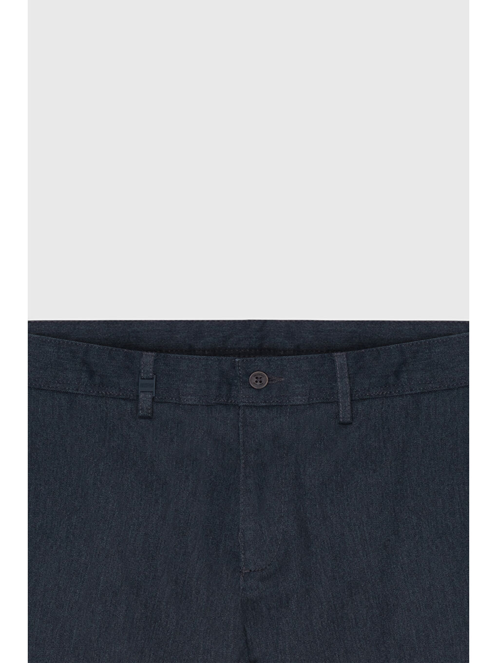 Erkek İndigo Pamuklu Comfort Fit Rahat Kesim Yan Cep Esnek Pantolon-6