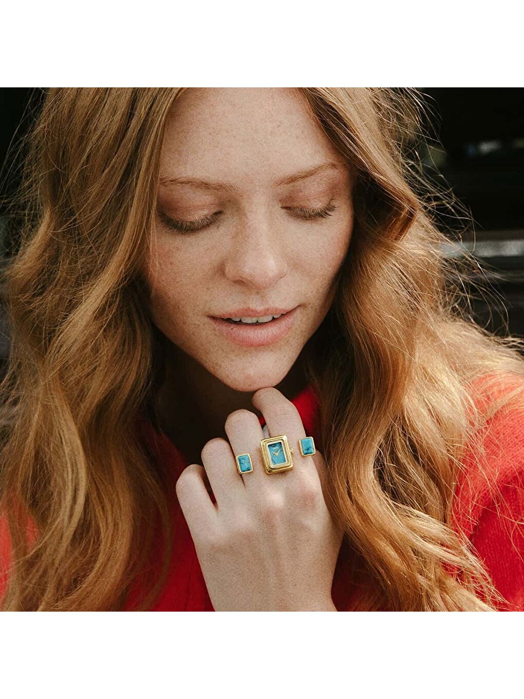 Sarı FES5432 Kadın Yüzük Saat-5