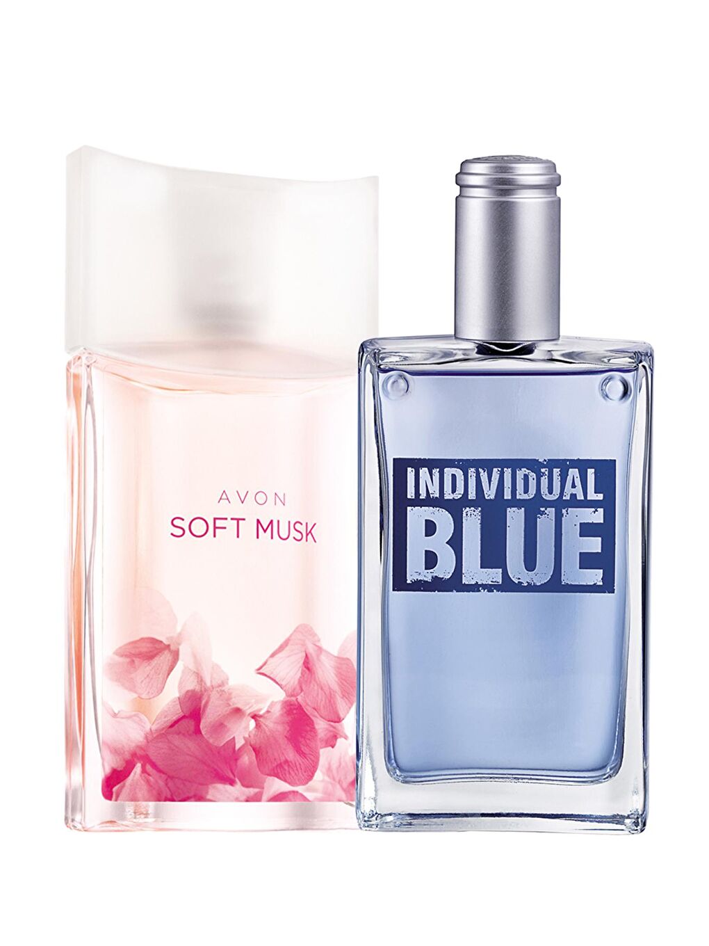 AVON Renksiz Individual Blue Erkek Parfüm ve Soft Musk Kadın Parfüm Paketi