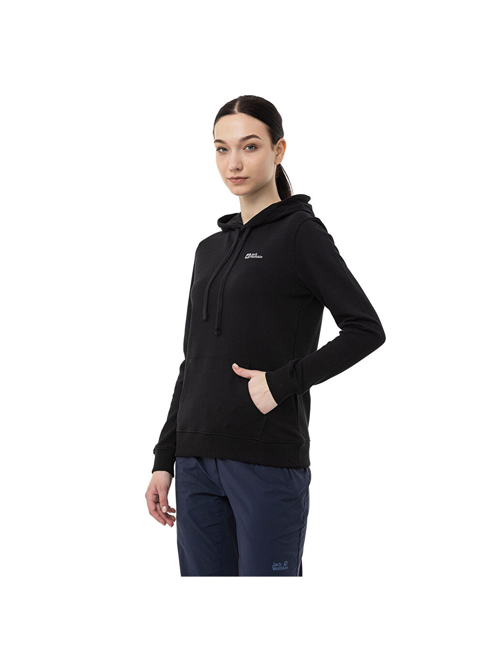 Alice Hoody Kadın Siyah Sweatshirt-2