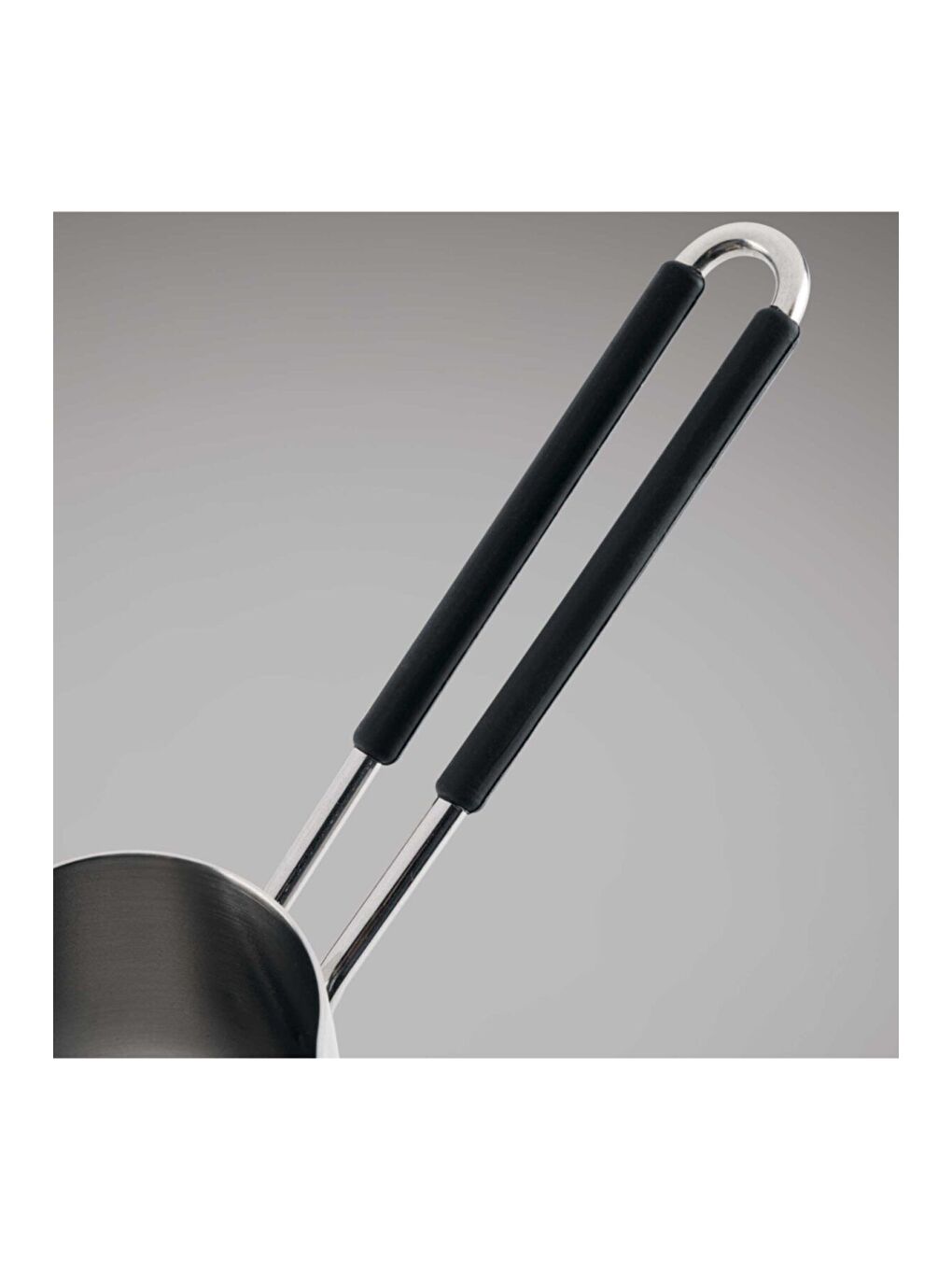 Gri Everest 4 Parça Standlı Paslanmaz Çelik Cezve Seti-2