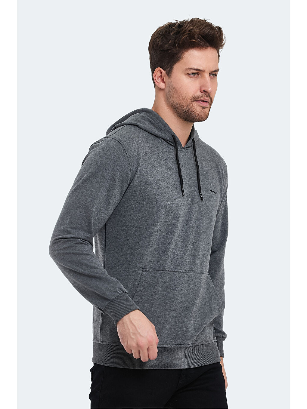 SLAZENGER OBRA IN Erkek Sweatshirt Koyu Gri - 2