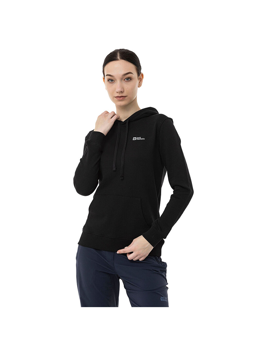 Alice Hoody Kadın Siyah Sweatshirt-8