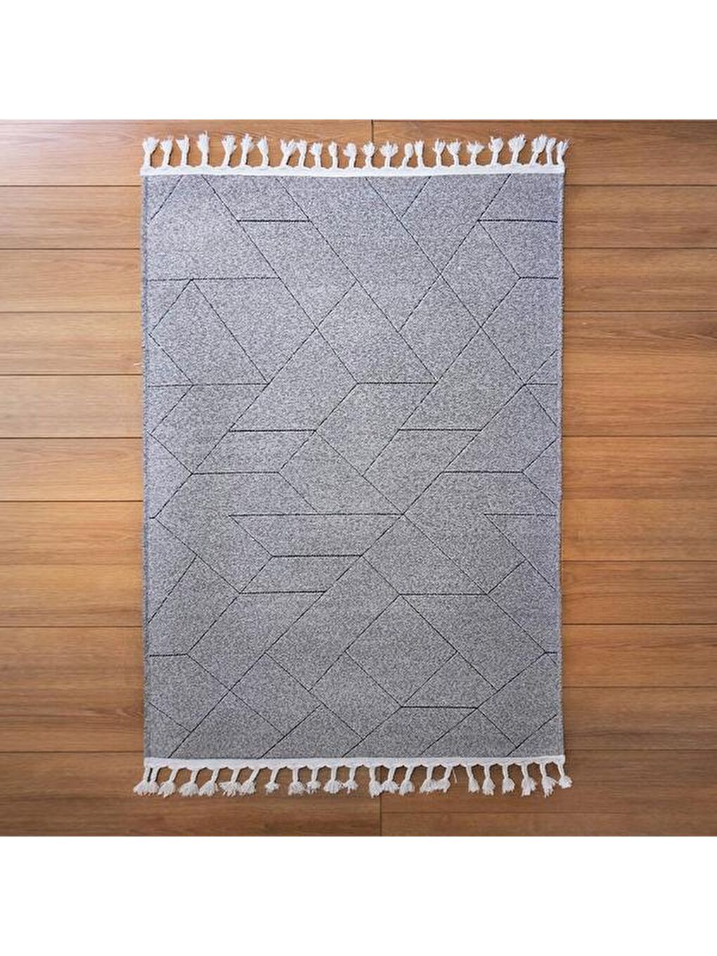 İskandinav Bukle Shaggy - Gri -120x180 cm