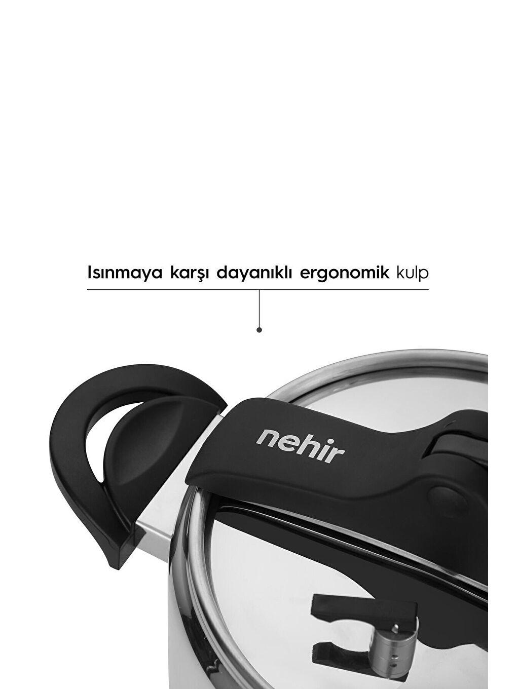 Gri Silver Trend 8 Litre Klasik Düdüklü Tencere Siyah-3