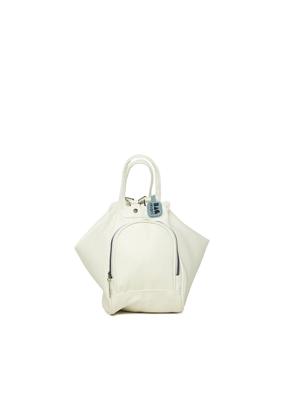 Beyaz Cepli Askılı Ve Sırt Çantası-1