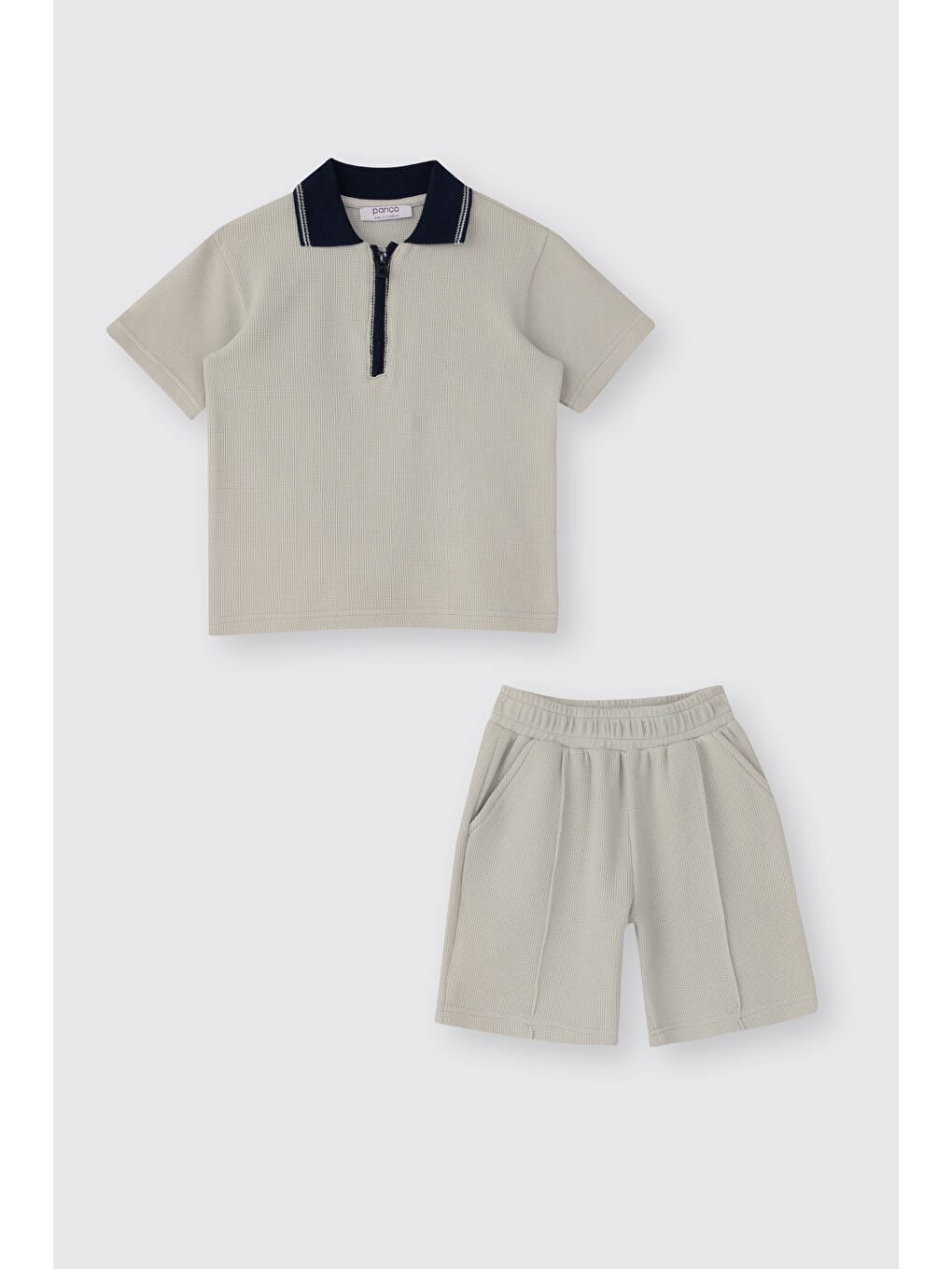 Erkek Bebek Gri 2'li Takım