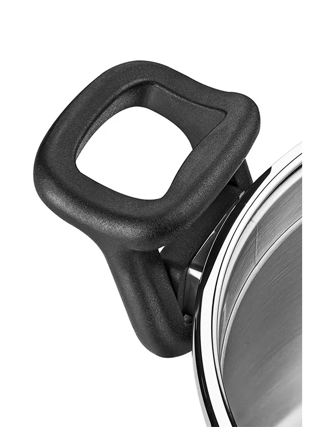 Gri Napoli 24 Cm Paslanmaz Çelik Süzgeç Kapaklı Tencere-3