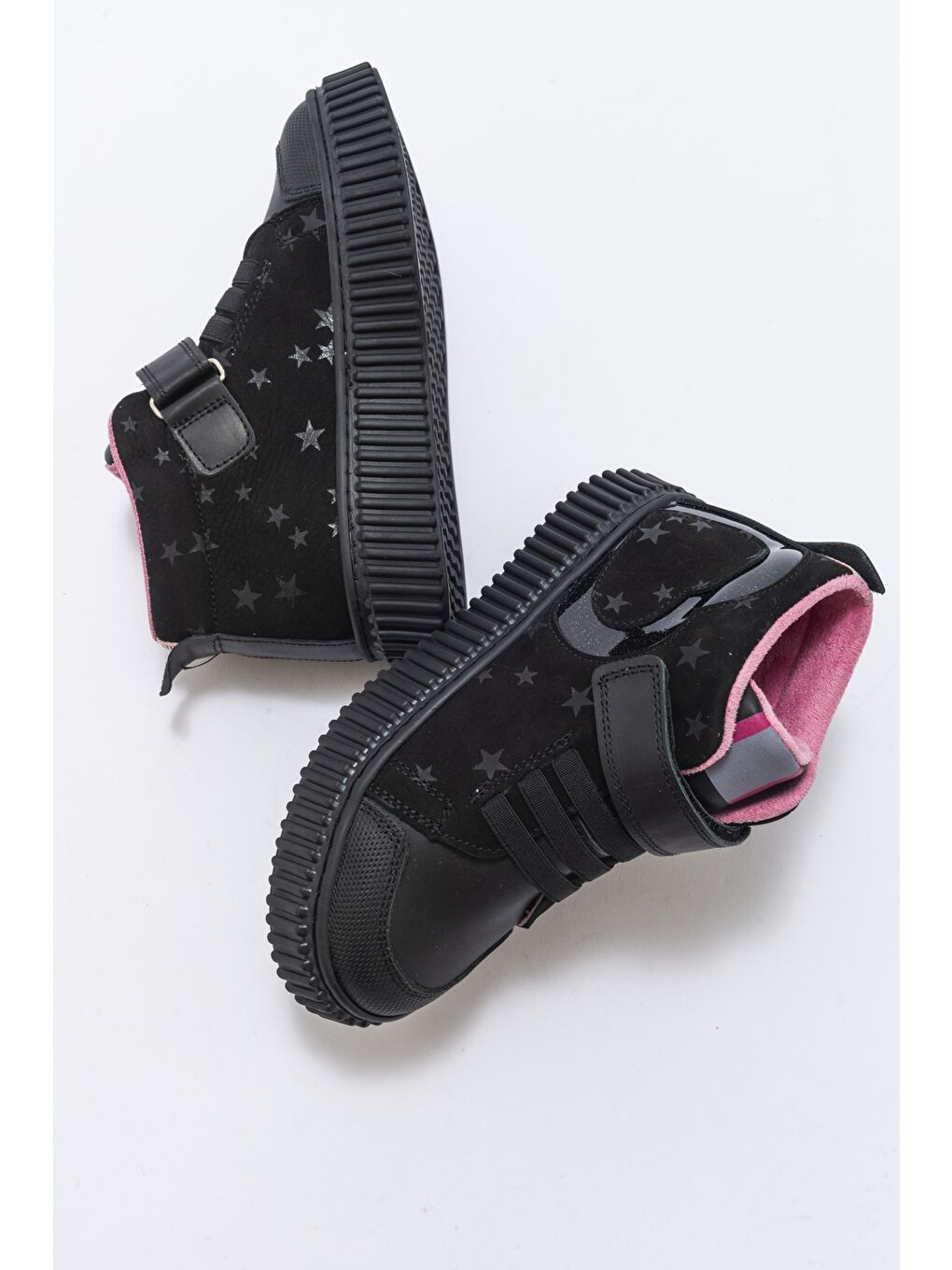 Kız Çocuk Siyah Hakiki Deri Suya Dayanıklı Anatomik Günlük Bot-3