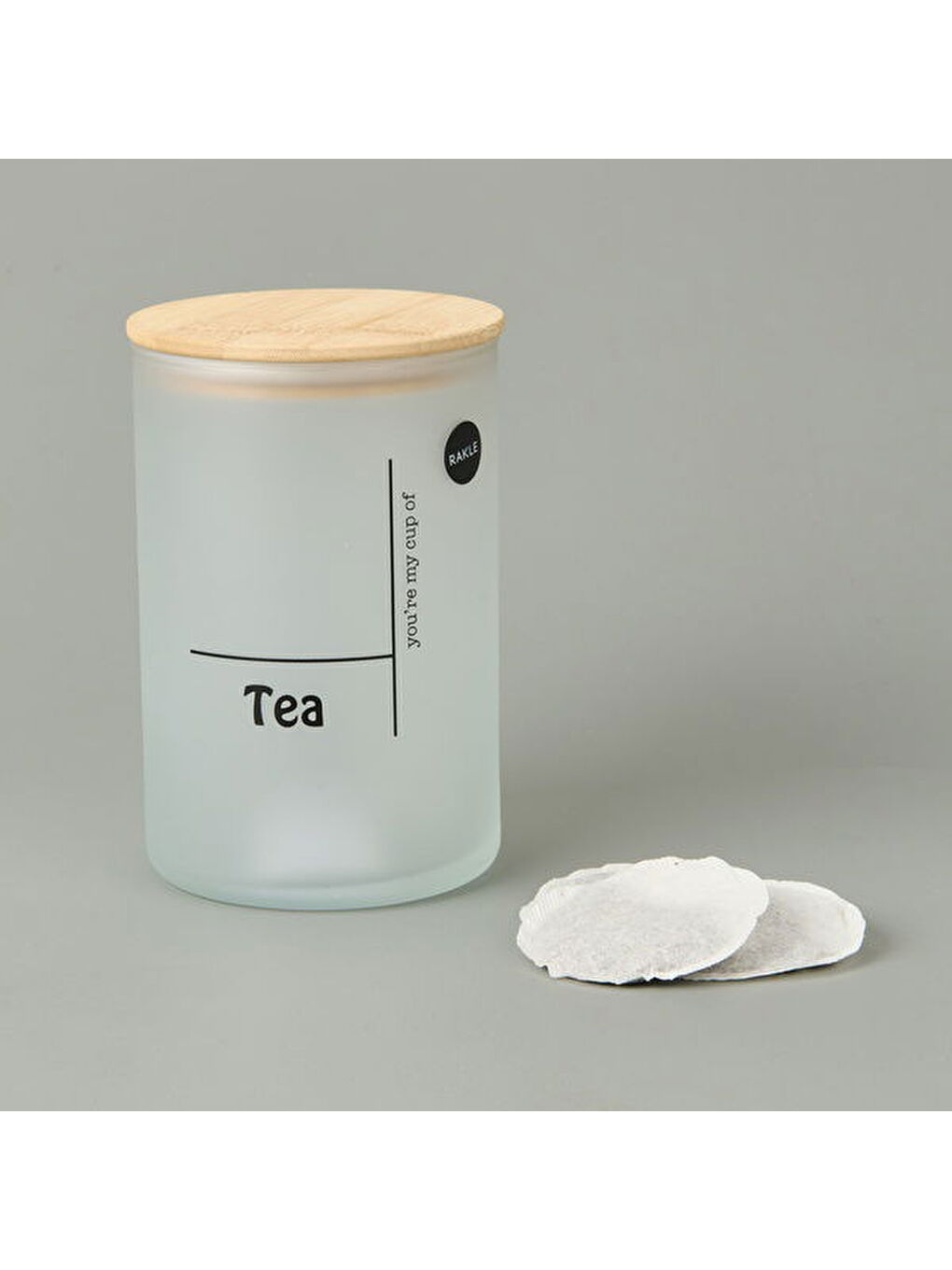RAKLE Renksiz Daily Jar Tea Kavanoz - Şeffaf - 1050 ml - 1
