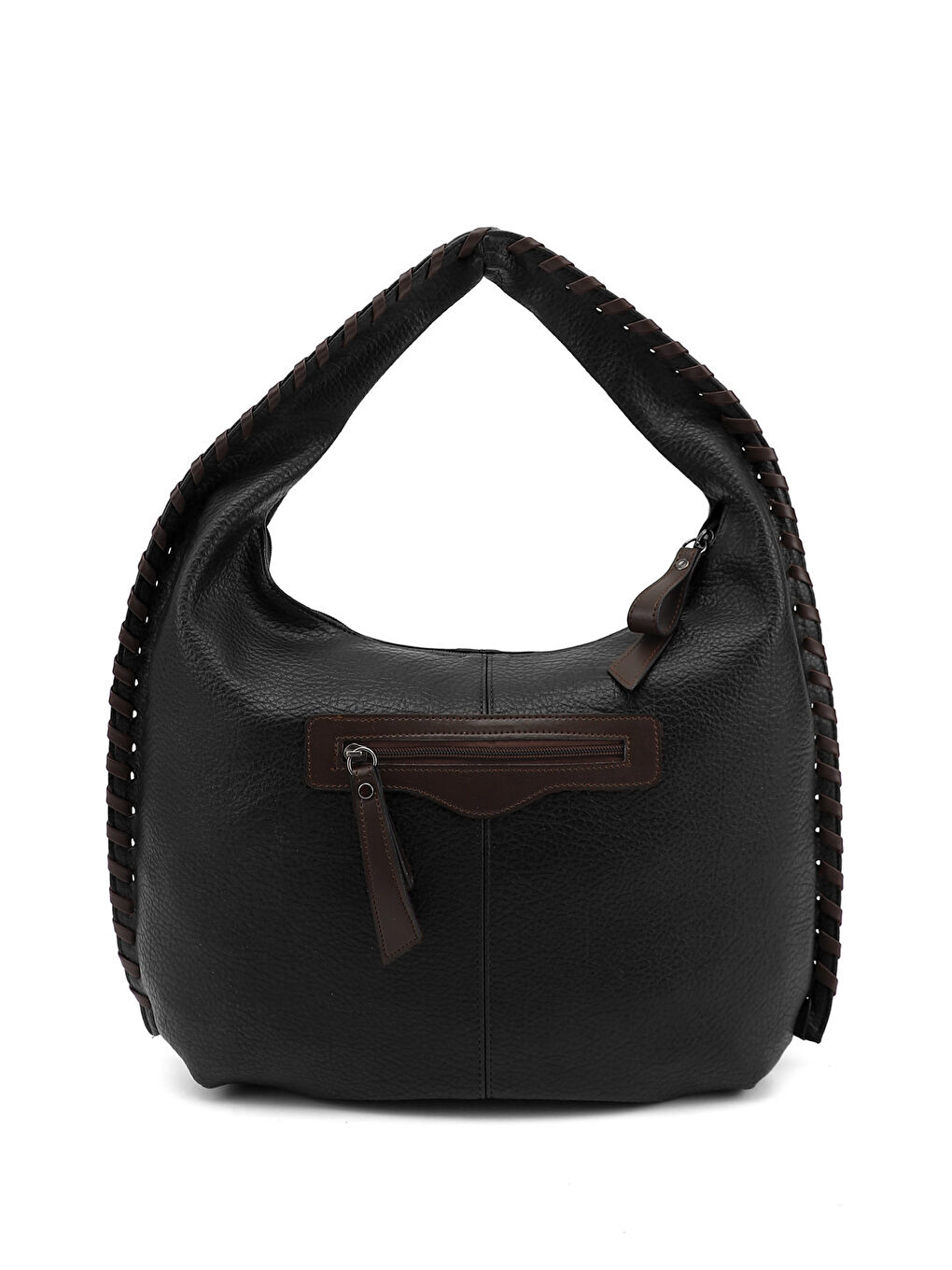 Siyah Kadın SİYAH-KAHVERENGİ Omuz Çantası-3