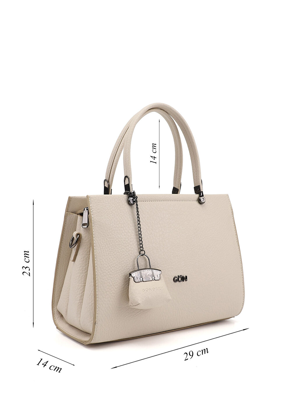 Bej Kadın YENİ BEJ Uzun Askılı El Ve Omuz Çantası-1