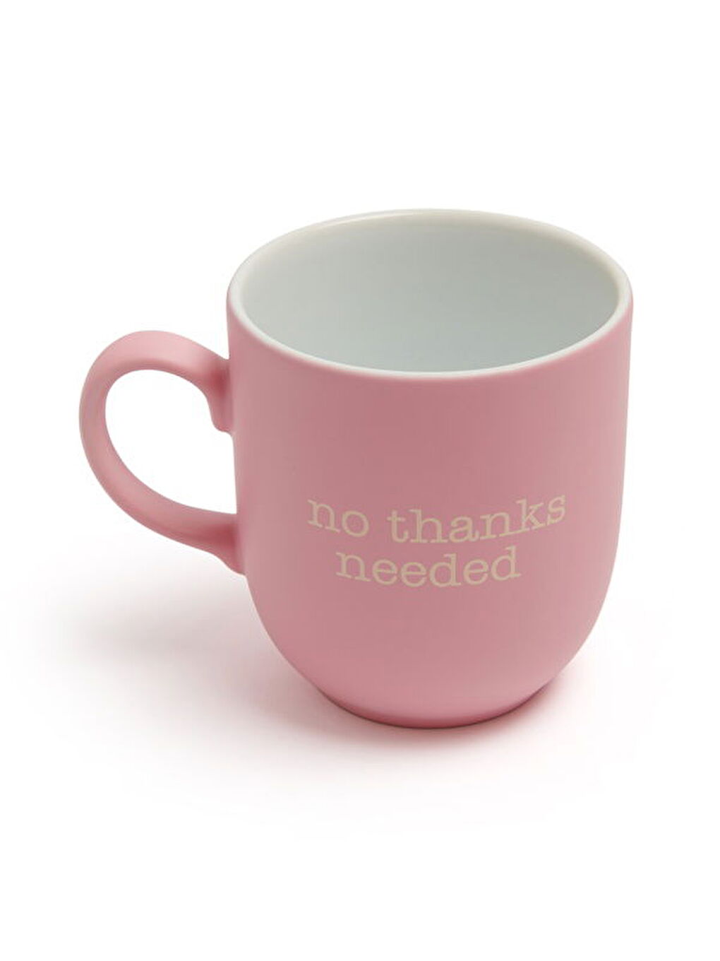 No Thanks Needed Kupa - Pembe - 400 ml-1