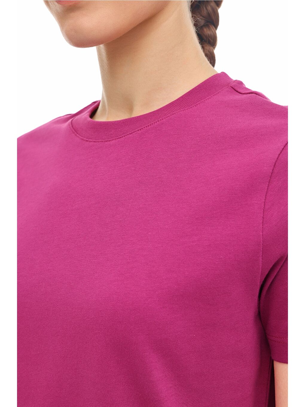 Pembe WB 11ASYA-T 6FX FUSYA Kadın Kısa Kol T-Shirt-3