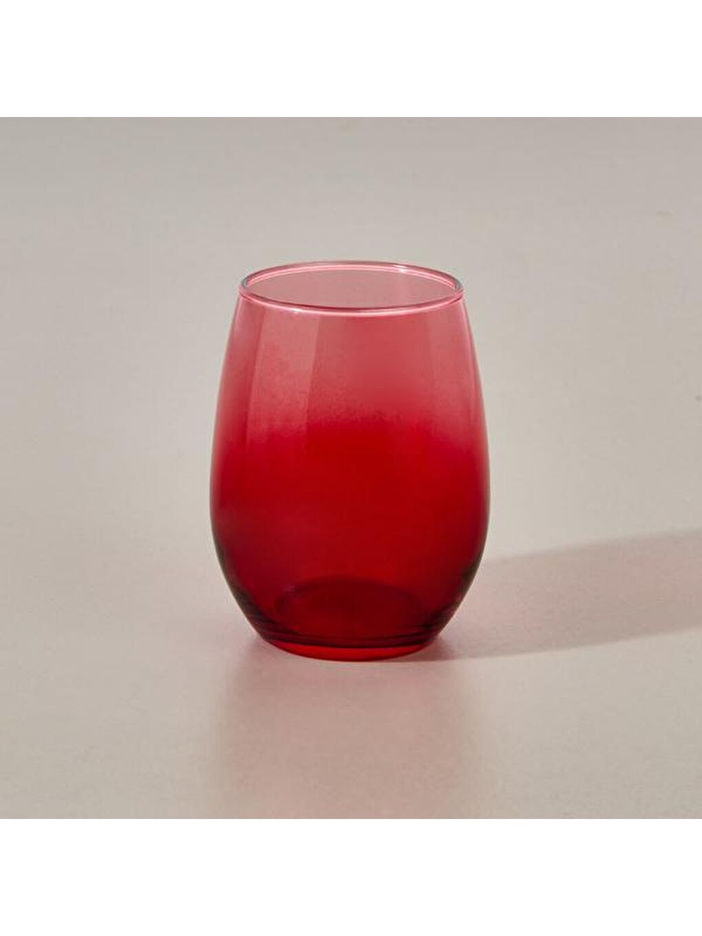 RAKLE Kirmizi Larc 4'lü Meşrubat Bardağı - Kırmızı - 350 ml - 2