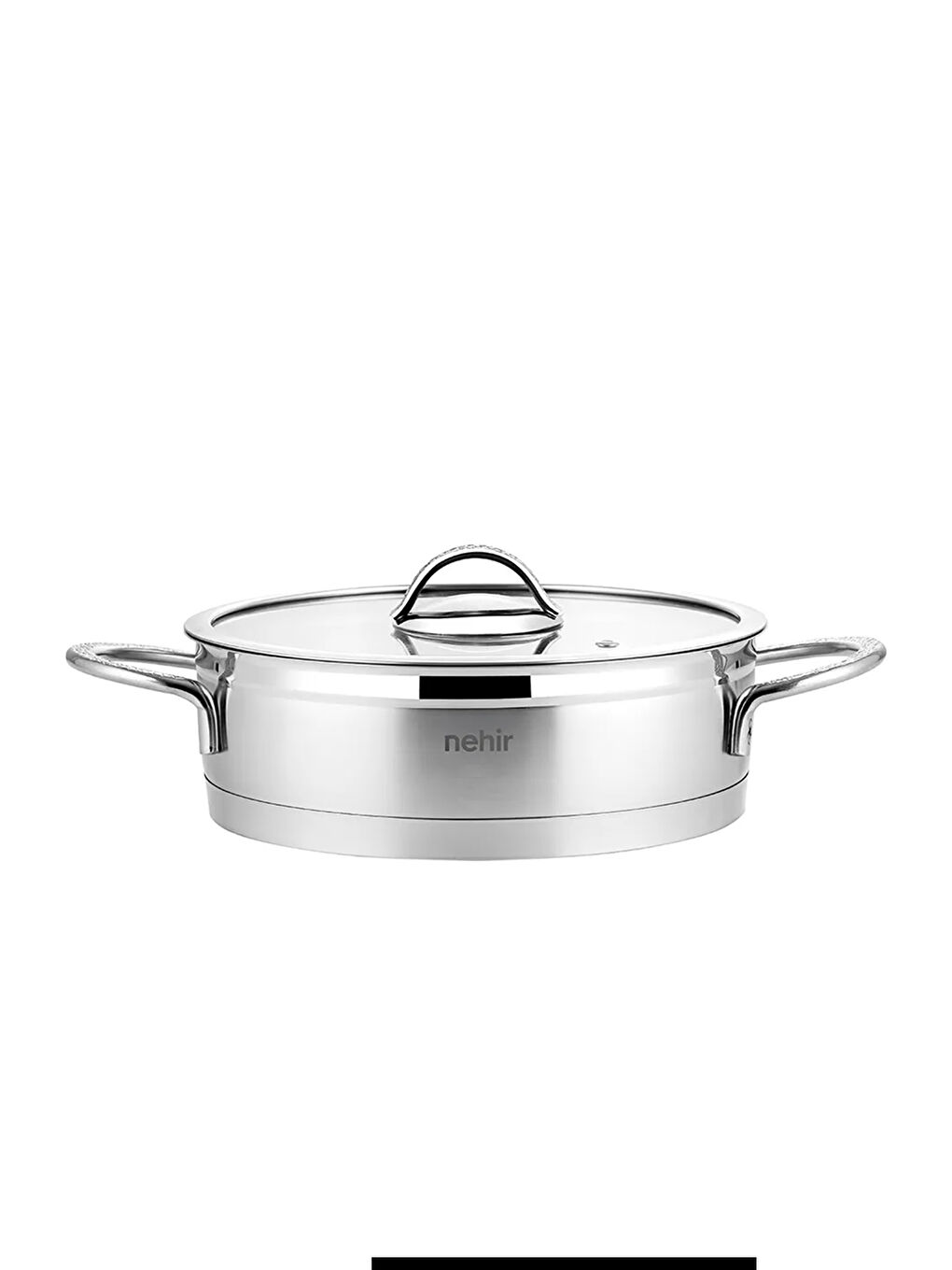 Gri Silver Mat Trend Sığ Tencere 26 Cm Gümüş-1