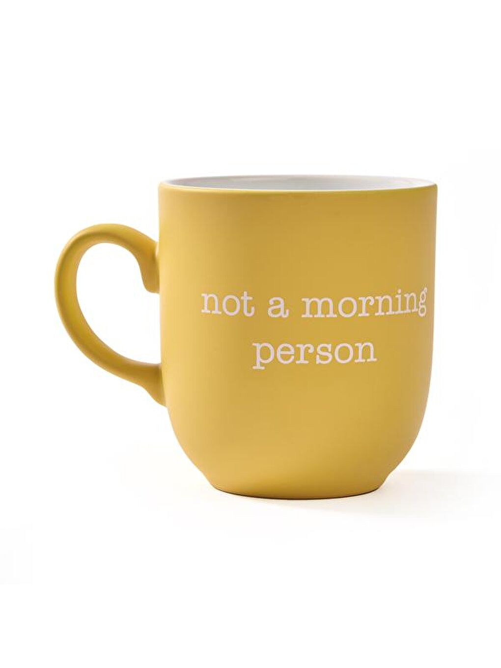 Not A Morning Person Kupa - Sarı - 400 ml-2